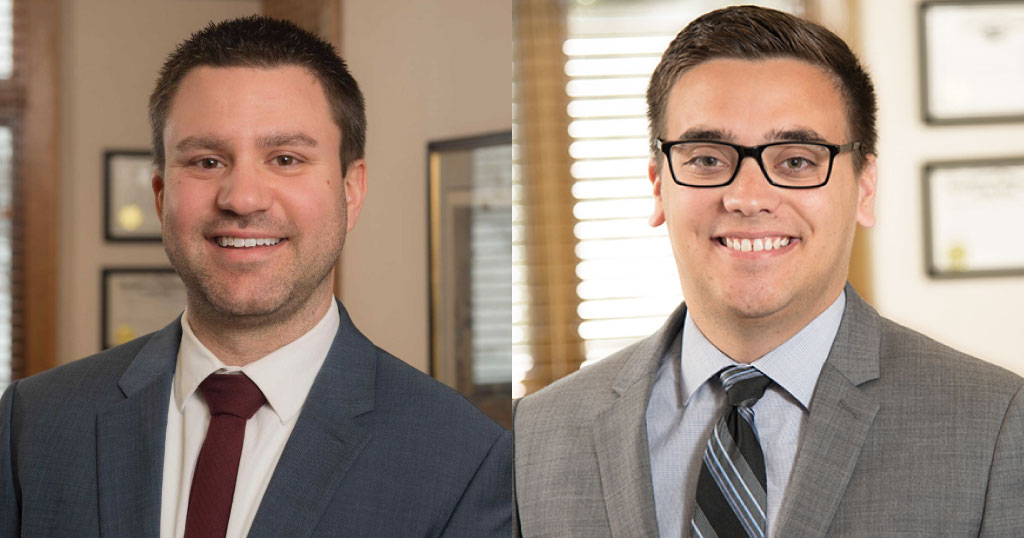 Attorneys Nathan Miller and Samuel Bach-Hanson